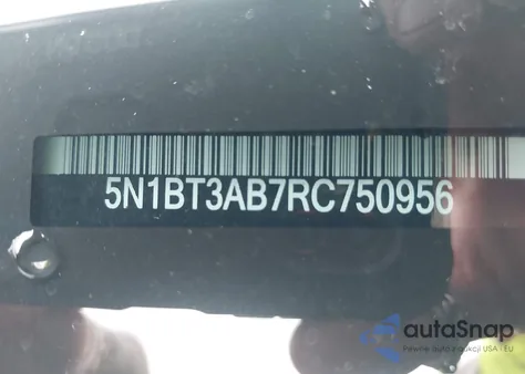 2024 Nissan Rogue S z USA, uszkodzony, nr VIN 5N1BT3AB7RC750956